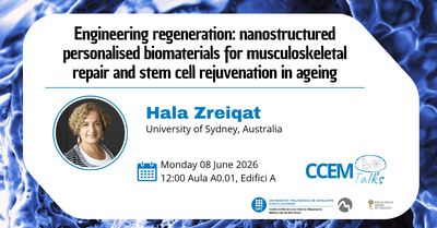 CCEM Talks: Prof. Hala Zreiqat
