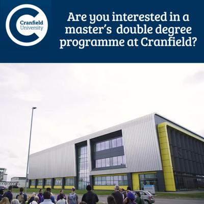 Master's Students: Cranfield Double Degree info session