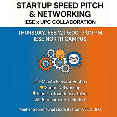 Startup Speed Pitch & Networking