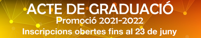 Inscripcions acte graduacio 21-22