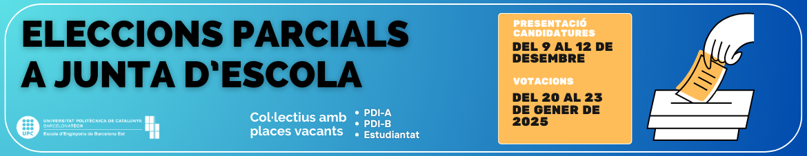 Eleccions parcials Junta Escola