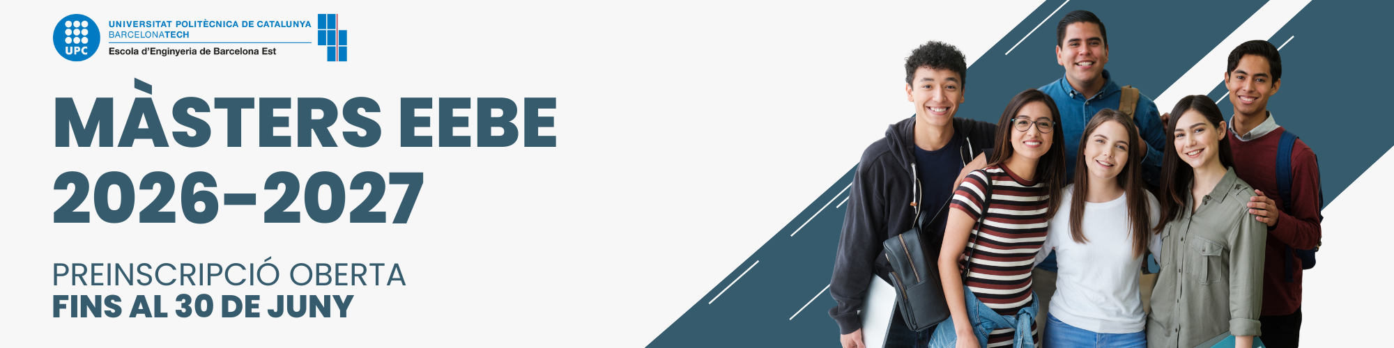 Preinscripció màsters curs 26-27