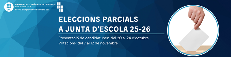 Eleccions parcials Junta Escola 2025