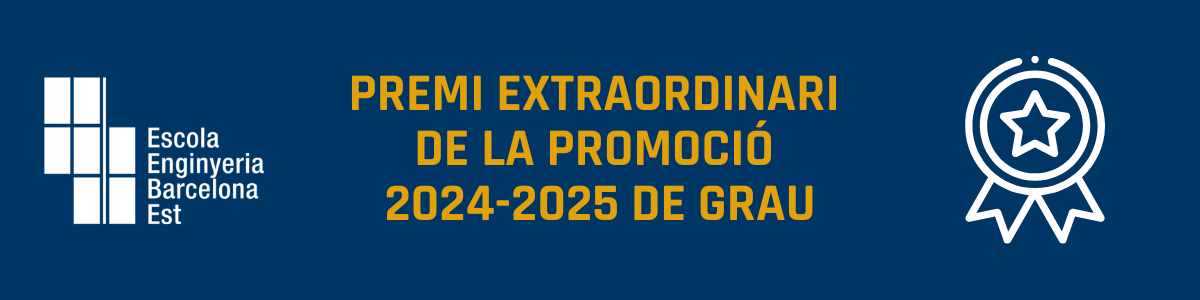 Premi extraordinari promoció de grau 24-25