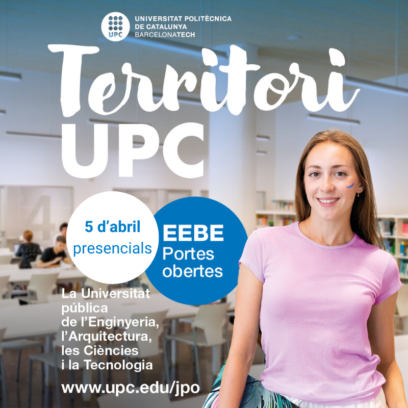 5 d'abril: jornada de portes obertes presencials a l'EEBE