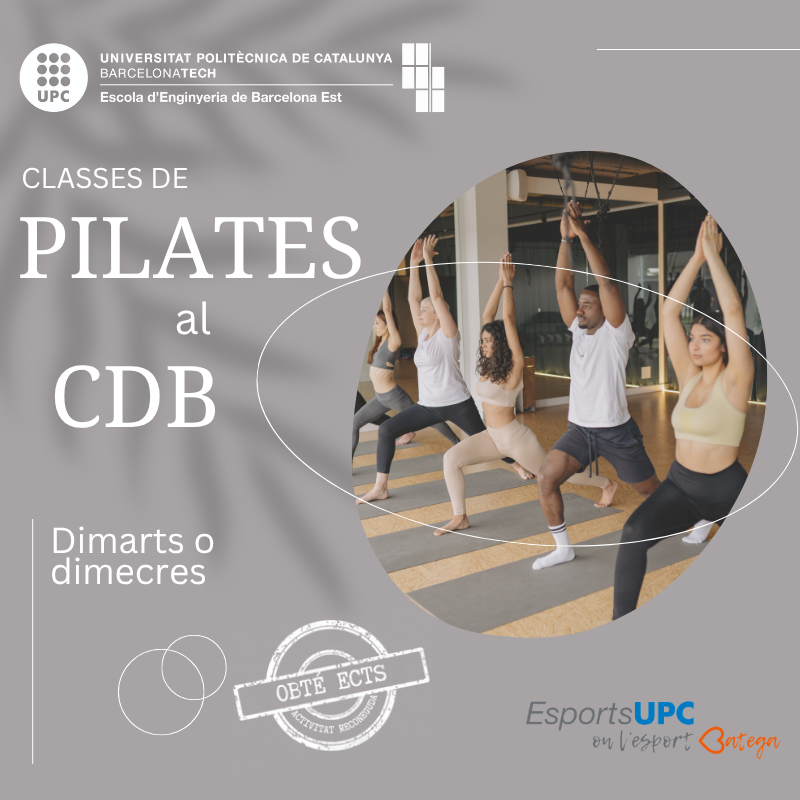 Activa el cos amb les classes de pilates del CDB