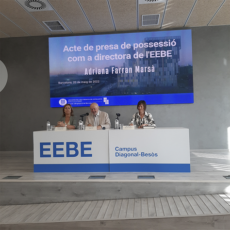 Adriana Farran pren possessió del càrrec com a directora de l'EEBE