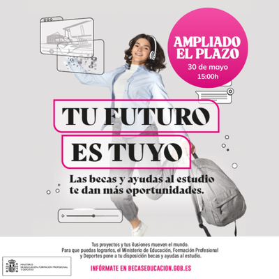 Ampliat el termini per sol·licitar la beca d'estudis per al curs 25-26