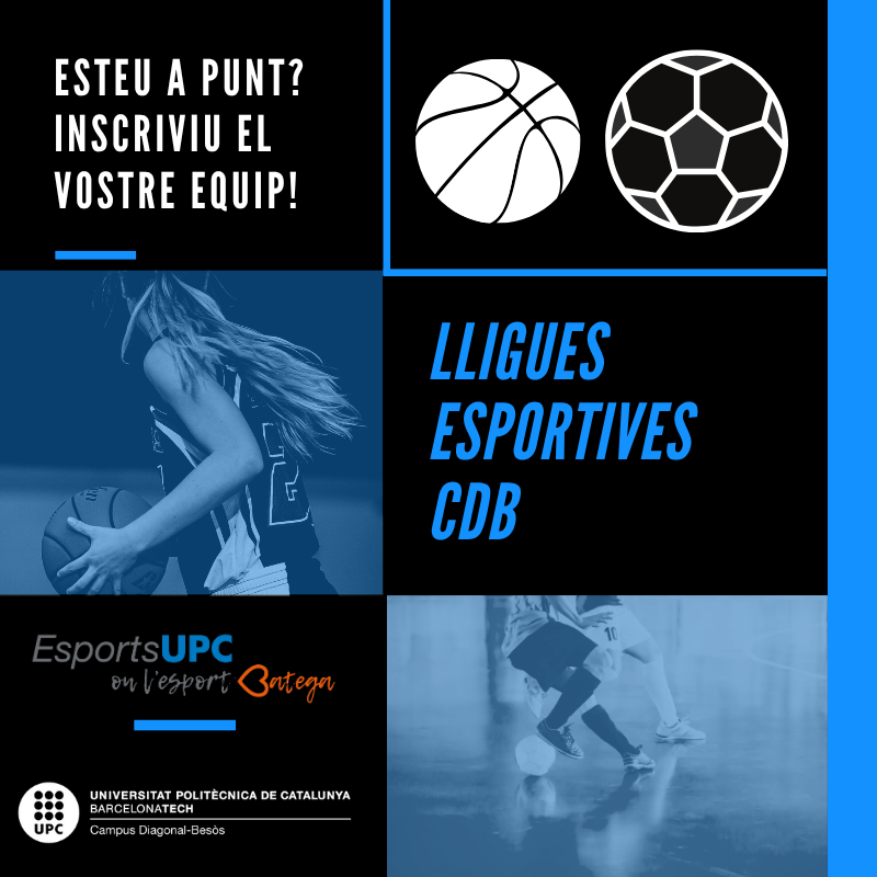 Apunta't a les lligues esportives del Campus Diagonal-Besòs
