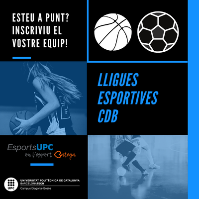 Apunta't a les lligues esportives del Campus Diagonal-Besòs