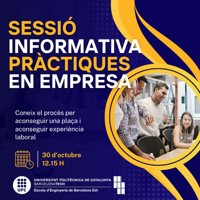 Arriba la primera de les sessions informatives de pràctiques en empresa del curs 24-25