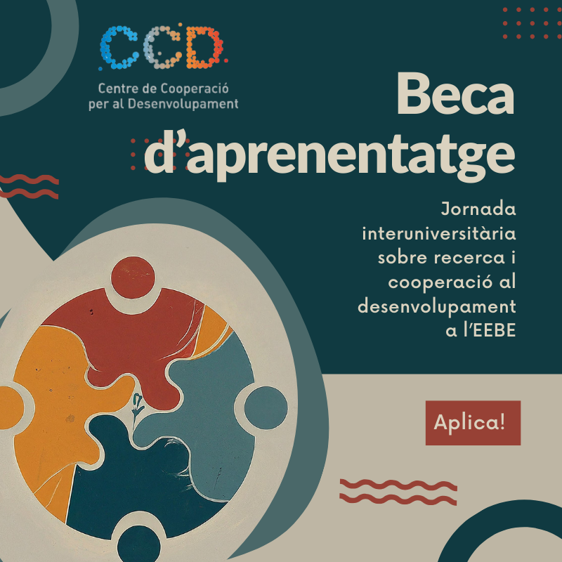 Beca d'aprenentatge per al Centre de Cooperació i Desenvolupament de la UPC