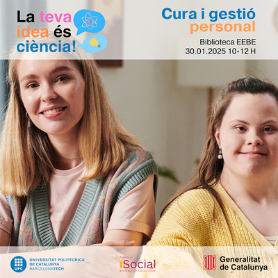 Co-crea solucions per a persones amb discapacitat. Participa a 'La teva idea és ciència!'