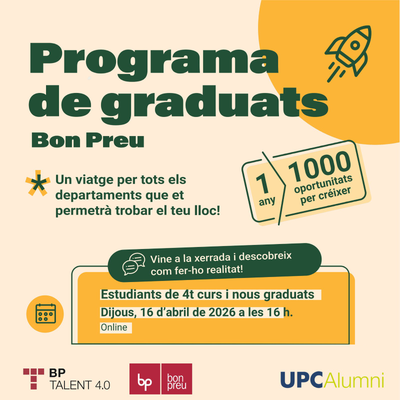 Construeix el teu futur amb el Programa BP TALENT 2026
