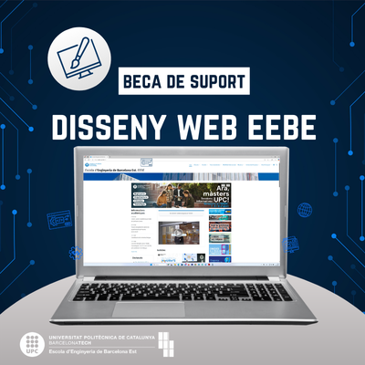 Convocada beca d'aprenentatge de suport al disseny del web de l'EEBE