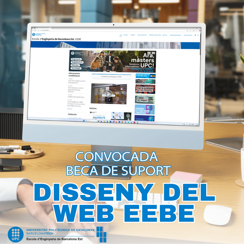 Convocada beca de suport al disseny del web de l'EEBE