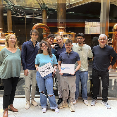 Dos estudiants de l'EEBE a l'equip de la UPC que ha participat al concurs de Moritz per crear una nova cervesa