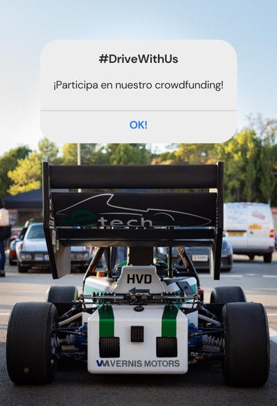 e-Tech Racing organitza un crowfunding per finalitzar el seu monoplaça elèctric