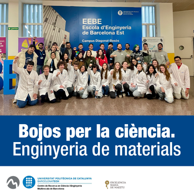 El Campus Diagonal-Besòs es converteix en centre de recerca jove amb l'estrena del curs "Bojos pels materials"