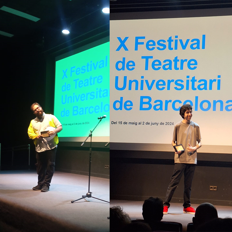 El grup de teatre Besoscénicos guardonat al X Festival de Teatre Universitari de Barcelona