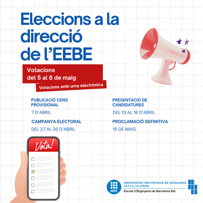 Eleccions a direcció de l'EEBE 2026