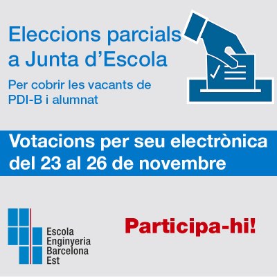 Eleccions parcials de Junta d'Escola 2021