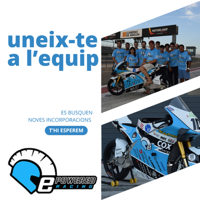 ePowered RACING obre termini per a noves incorporacions aquest curs