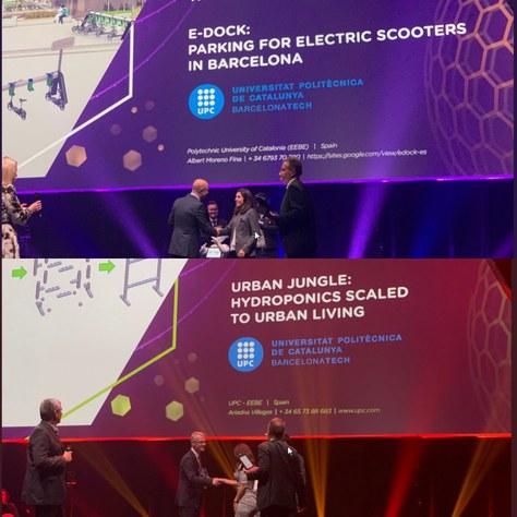 Estudiantat de l'EEBE premiats en la Fira K- Inovyn International Award 2019