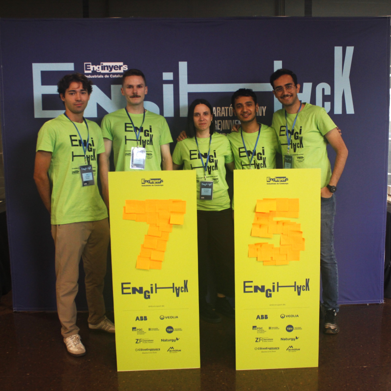 Estudiants de l'IMFSE guanyen el 3r premi a Enginhack