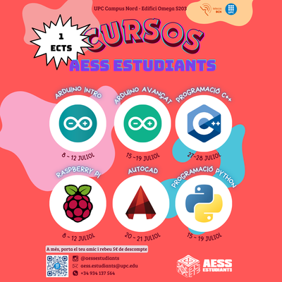 Forma't a l'estiu amb els cursos d'AESS Estudiants