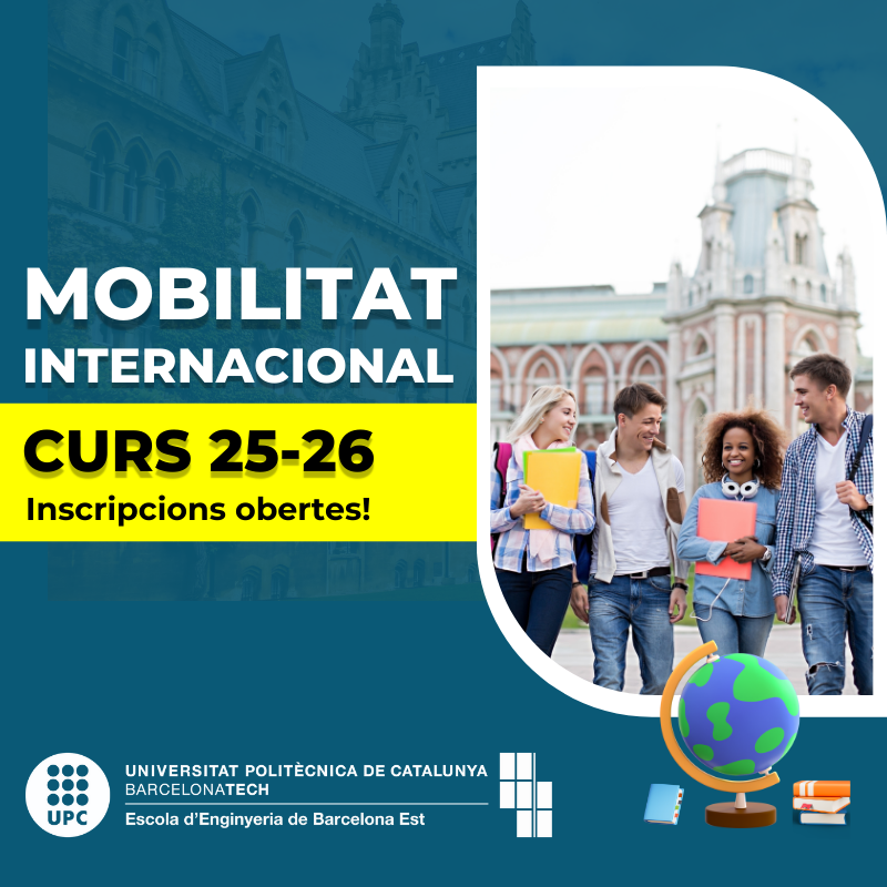 Inscripcions obertes per a marxar de mobilitat el curs 2025-2026