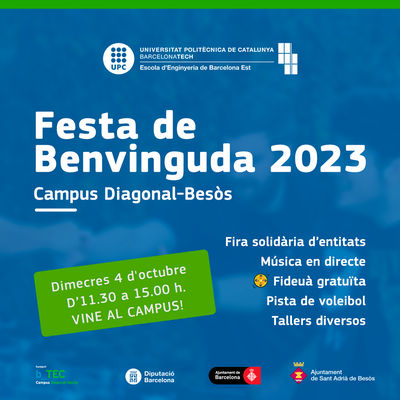 La Festa de Benvinguda del Campus Diagonal-Besòs arriba carregada d'activitats