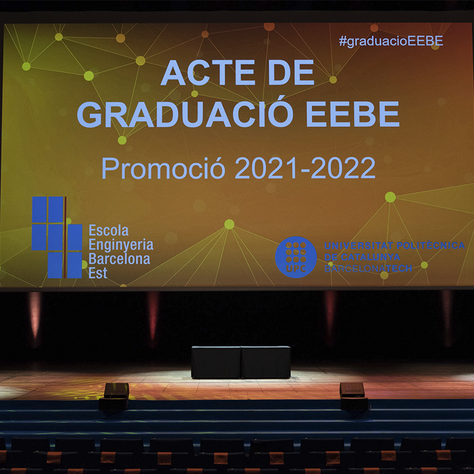 L'EEBE celebra l'acte de graduació de la promoció 2021-2022