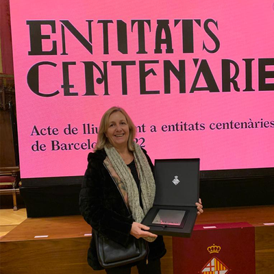 L'EEBE rep una de les distincions d'entitat centenària de l'Ajuntament de Barcelona