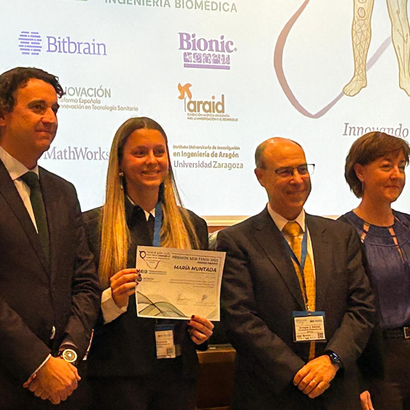 Maria Muntada Segura guanya el primer Premi SEIB - Fenin amb un biosensor per a la salut mental desenvolupat al MIT