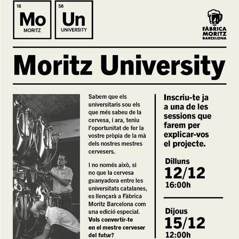 Moritz obre una nova convocatòria del concurs Moritz University