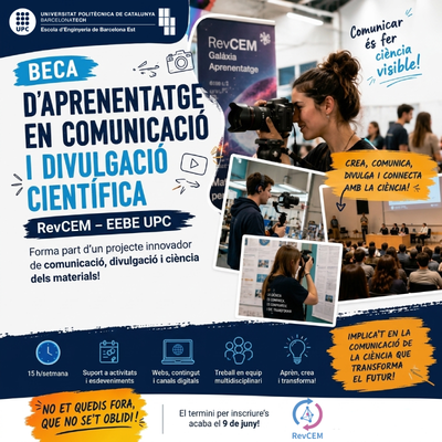 Nova Beca d'Aprenentatge en comunicació i divulgació científica