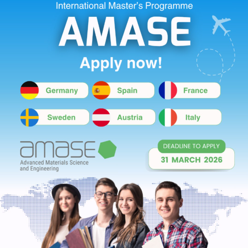 Obertes les preinscripcions a l'Erasmus Mundus AMASE per al curs 26-27