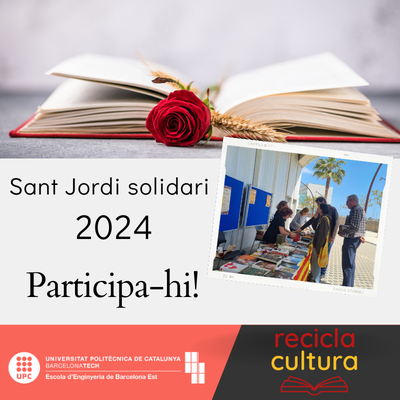 Participa al Sant Jordi solidari a l'EEBE