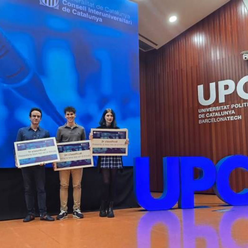 Patricia López, 3r lloc a la 8a edició del concurs “Presenta la teva tesi en 4 minuts” de la UPC