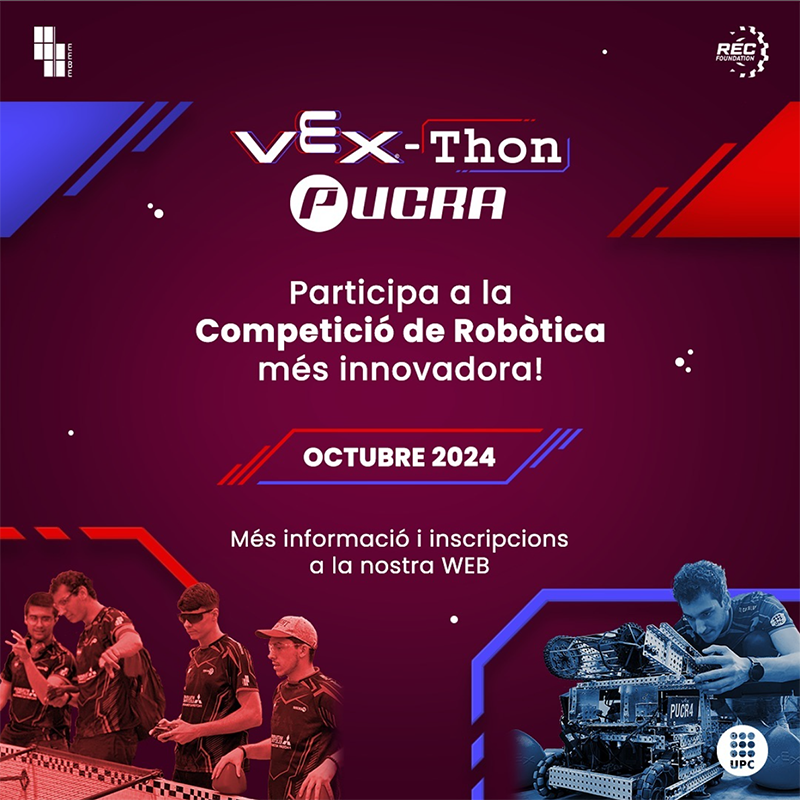 PUCRA organitza la primera edició de la VEX-Thon a l'EEBE