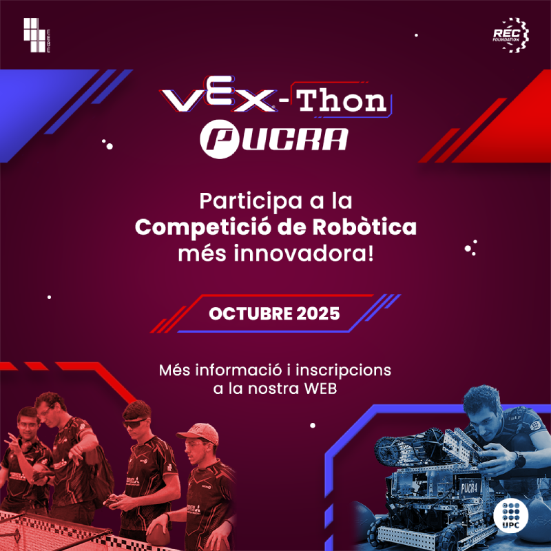 PUCRA organitza la segona edició de la VEX-Thon a l'EEBE