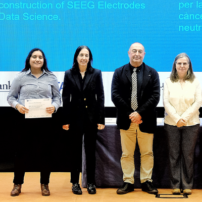 Rocío Ávalos, premiada al Primer Concurs UPC d’IA