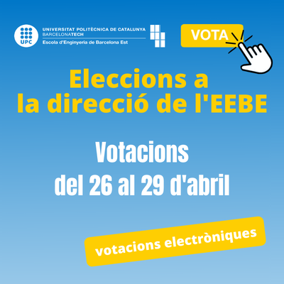 S'inicien les eleccions per a la direcció de l'EEBE