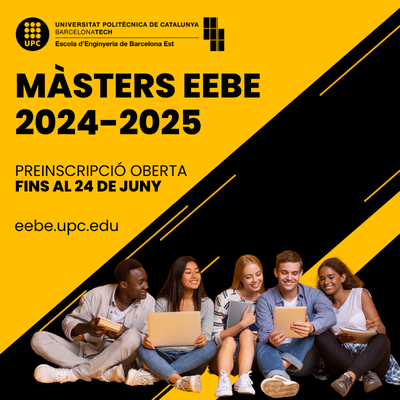 S'obre la preinscripció de màsters de l'EEBE per al curs 24-25