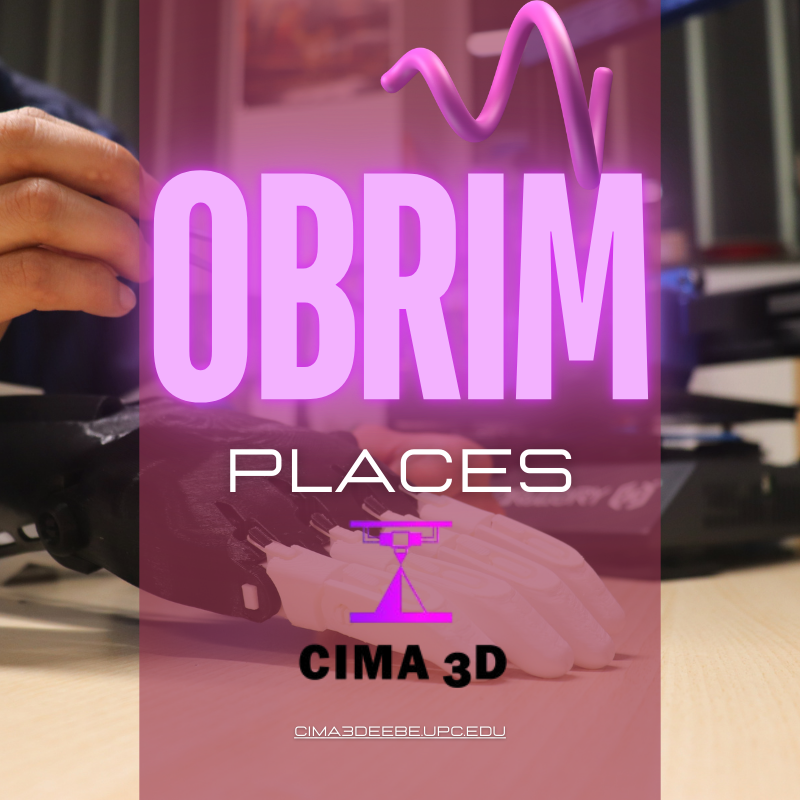 S'obren places per formar part de CIMA 3D