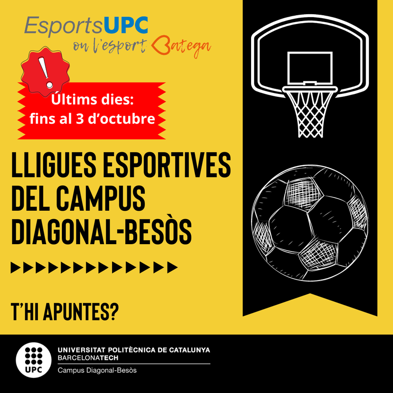 S'organitzen lligues esportives al Campus Diagonal-Besòs