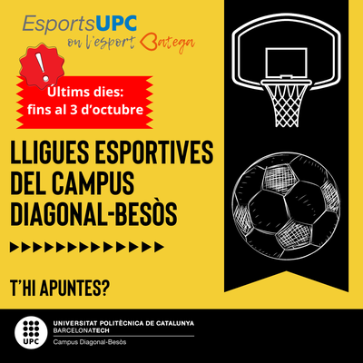 S'organitzen lligues esportives al Campus Diagonal-Besòs