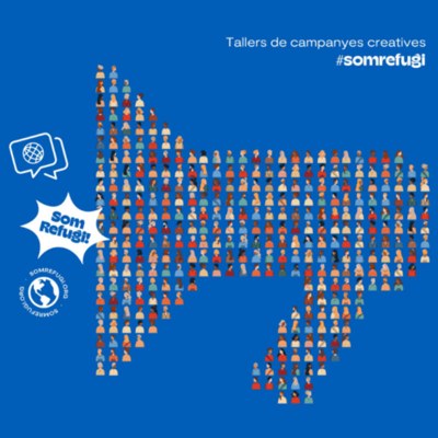 Tallers de campanyes creatives sobre el dret d’asil amb ACNUR