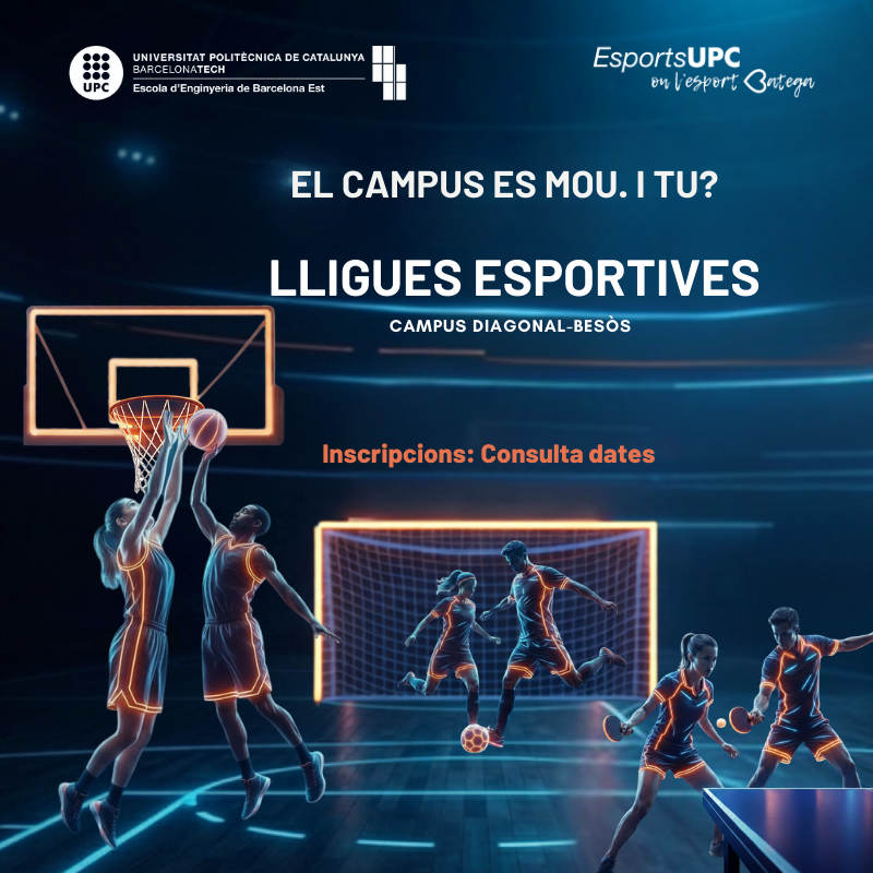 Tornen les lligues i tornejos esportius al Campus Diagonal-Besòs